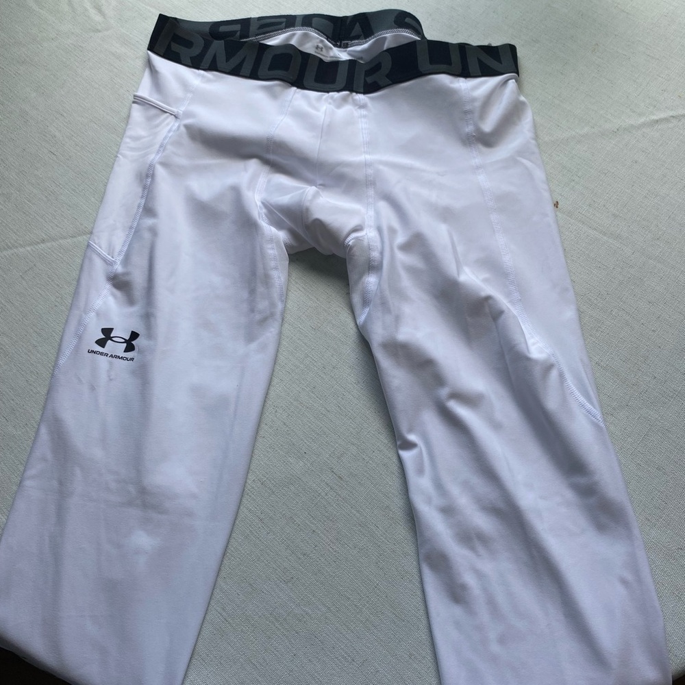Under Armour White Athletic Pants